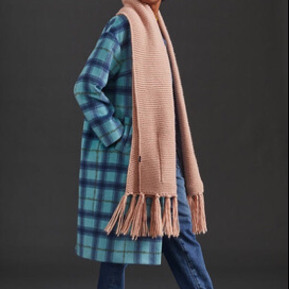 Anthropologie Accessories - Anthropologie Pilcro Pink Fringe Pocket Scarf New Without Taga